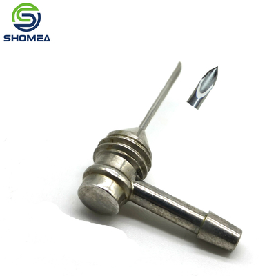 SHOMEA Custom Electrolytic Polishing Stainless Steel Double Drinker Needle Use For Coffee Machine