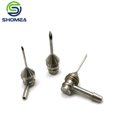 SHOMEA Custom Electrolytic Polishing Stainless Steel Double Drinker Needle Use For Coffee Machine