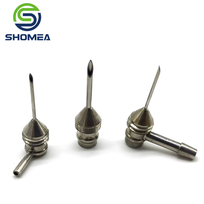 SHOMEA Custom Electrolytic Polishing Stainless Steel Double Drinker Needle Use For Coffee Machine