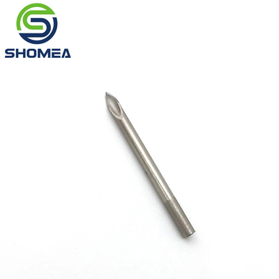 SHOMEA Custom 304/316 Stainless Steel Sandblasting Lancet Needle With Bent Tip