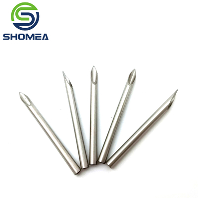 SHOMEA Custom 304/316 Stainless Steel Sandblasting Lancet Needle With Bent Tip
