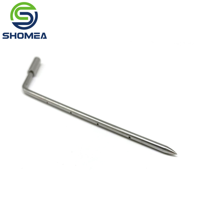 SHOMEA Custom Electrolytic Polishing  Stainless Steel Bent Needle With Conical Tip