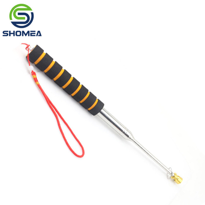 SHOMEA Custom 1M-6M Long Stainless Steel Retractable Guide Flagpole With Foam Cotton Handle