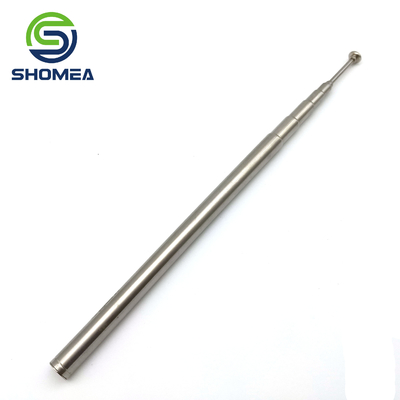SHOMEA Custom 8.5Ft  Stainless Steel Telescopic Whip Antenna With 3/8 UNF Male Thread