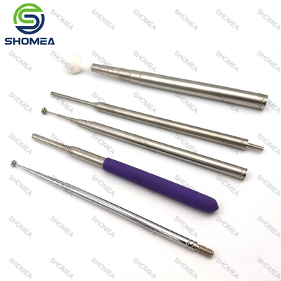 SHOMEA Custom 8.5Ft  Stainless Steel Telescopic Whip Antenna With 3/8 UNF Male Thread