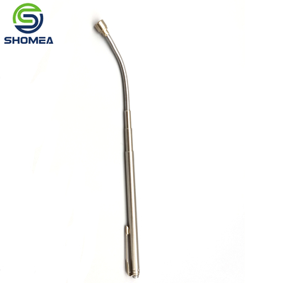 SHOMEA Customized Stainless Steel Flexibility  Telescopic Pole With Searchlight Head