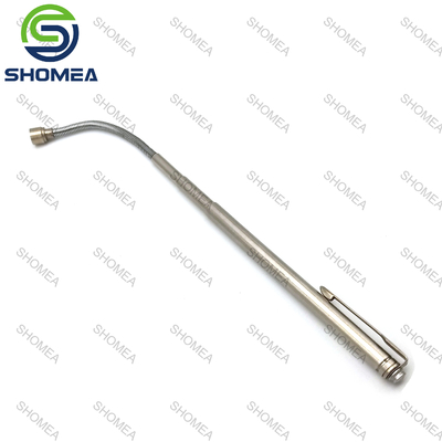 SHOMEA Customized Stainless Steel Flexibility  Telescopic Pole With Searchlight Head