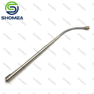 SHOMEA Customized Stainless Steel Flexibility  Telescopic Pole With Searchlight Head