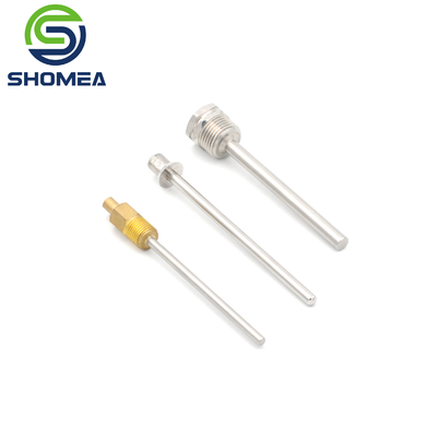 SHOMEA Custom 304/316 one round closed end Stainless steel temperature probe