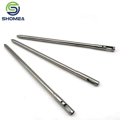 SHOMEA Custom Thin Wall 304/316 Stainless Steel Pencil Point Probe Needle with side hole