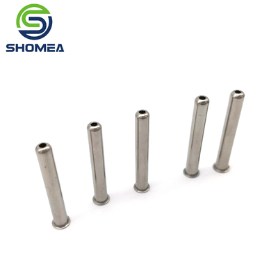 SHOMEA Custom Thin Wall Seamless 1.4307  Stainless Steel cut slot tube with flared end