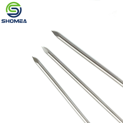 SHOMEA customized Electrolytic polishing Solid Stainless Steel Triple Bevel end needle