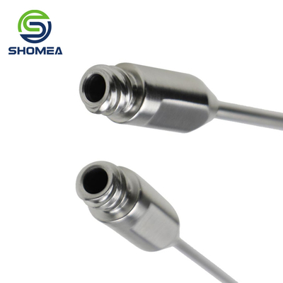 SHOMEA customized Electrolytic polishing Single hole Lipsuction Tube with threaded luer lock