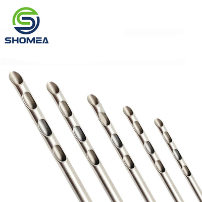 SHOMEA Customized 304/ 316 Stainless Steel Perforated needle with bevel end sharp