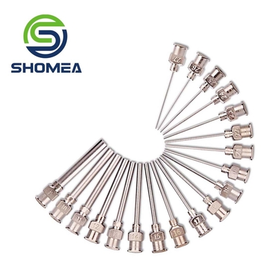 SHOMEA Custom 304/ 316  Stainless Steel Glue dispensing needle with luer lock