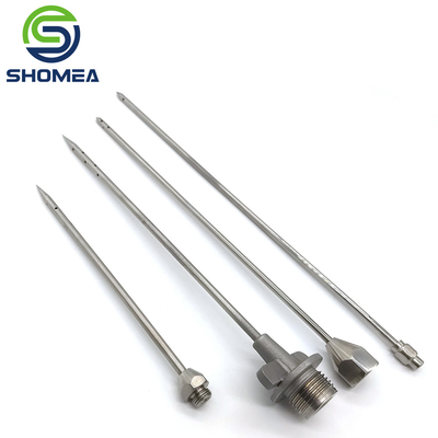 SHOMEA Custom Electrolytic polishing Stainless Steel Air Pump Needle with metal base