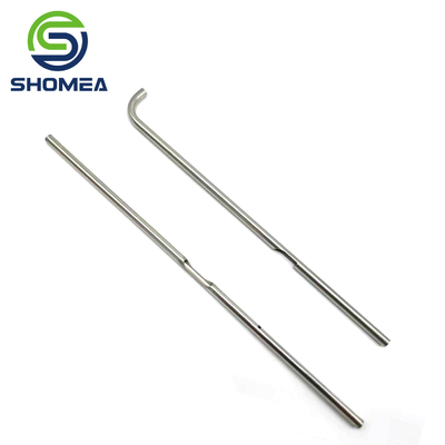 SHOMEA Custom Thin Wall Medical Stainless Steel Curved Endoscopic Suction tubes