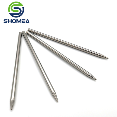 SHOMEA Customized 304/ 316L  Thin wall Stainless Steel Needle Probe with pencil point tip
