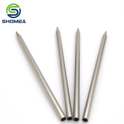 SHOMEA Customized 304/ 316L  Thin wall Stainless Steel Needle Probe with pencil point tip