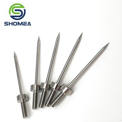 SHOMEA Customized Solid Medical Stainless Steel Conical needle with male thread base