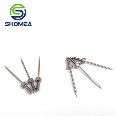 SHOMEA Customized Solid Medical Stainless Steel Conical needle with male thread base