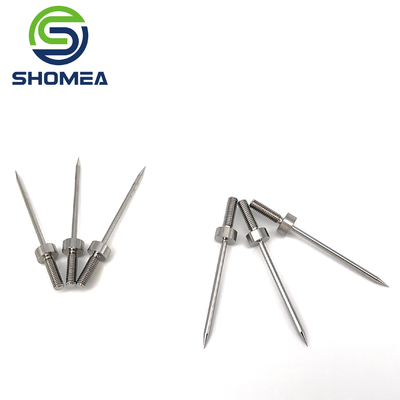 SHOMEA Customized Solid Medical Stainless Steel Conical needle with male thread base