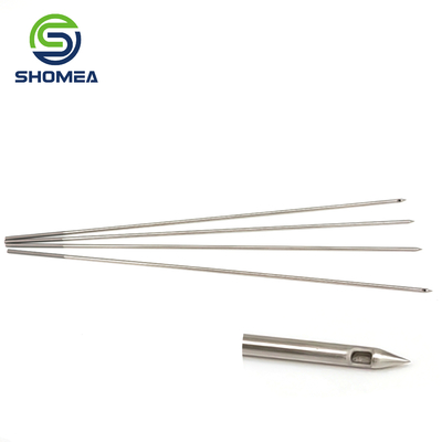 SHOMEA Customized 16G 18G Stainless Steel side hole needle with pencil point tip