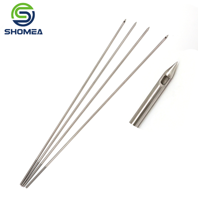 SHOMEA Customized 16G 18G Stainless Steel side hole needle with pencil point tip