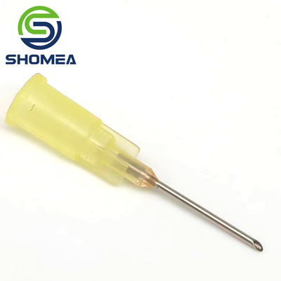 SHOMEA Custom 304/ 316  Stainless Steel Glue dispensing needle with plastic hub base