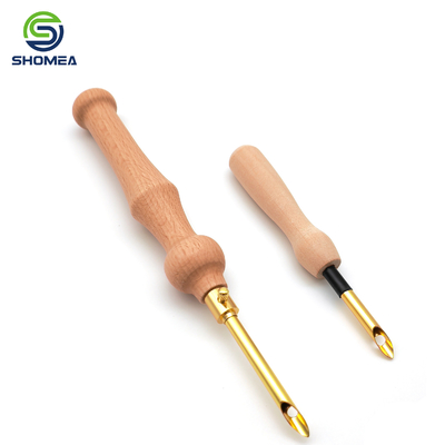 SHOMEA Custom DIY gold plated big eye stainless steel  Embroidery Needle