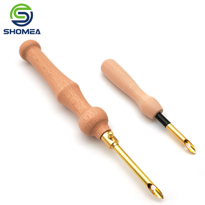 SHOMEA Custom DIY gold plated big eye stainless steel  Embroidery Needle