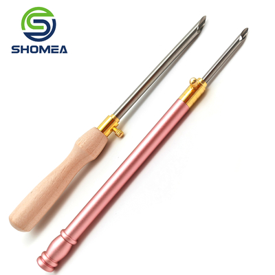 SHOMEA Custom DIY  Russia big eye 304/ 316 Double angle  stainless steel Embroidery needles