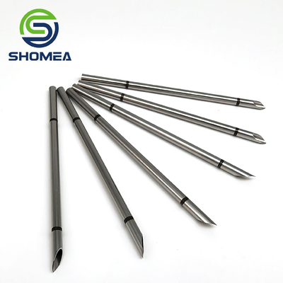 SHOMEA Custom 11G double angle Stainless steel trocar needle with laser marking