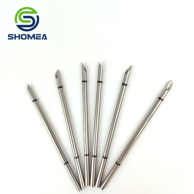 SHOMEA Custom 11G double angle Stainless steel trocar needle with laser marking