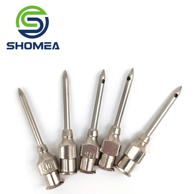 SHOMEA Custom 14G 18G Stainless Steel sideport needle with round end pencil point tip
