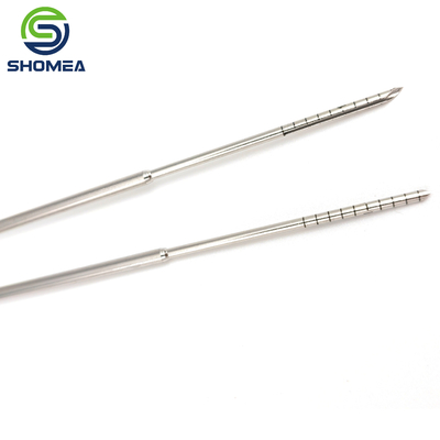 SHOMEA Custom stainless steel sucture needle with cut slot