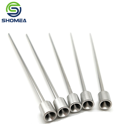 SHOMEA Custom 304/ 316 Stainless steel single bevel end needle with luer lock