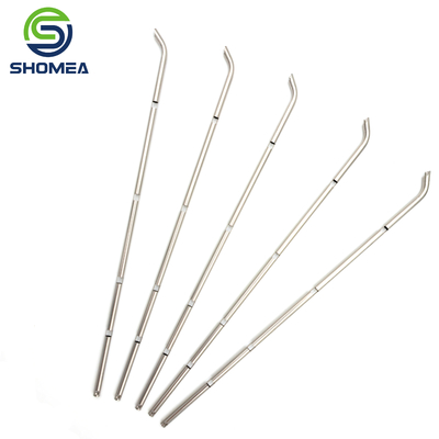 SHOMEA Custom 304/ 316 Stainless steel ENT bent tube with cut slot
