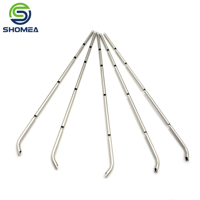 SHOMEA Custom 304/ 316 Stainless steel ENT bent tube with cut slot