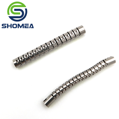 SHOMEA Customized Stainless Steel  Laser Cutting Flexible snake bone tube