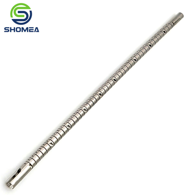 SHOMEA Customized Stainless Steel  Laser Cutting Flexible snake bone tube