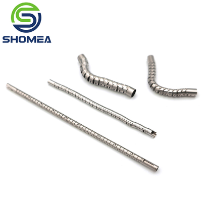 SHOMEA Customized Stainless Steel  Laser Cutting Flexible Endoscopic tube