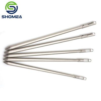 SHOMEA Customized 304/ 316  Stainless steel flaring tube with cut slot