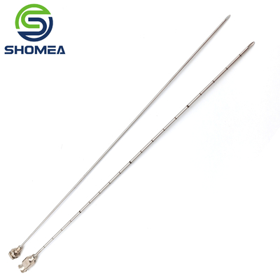 SHOMEA Custom 304 /316  Stianless Steel Quincke point tip trocar needle with laser marking