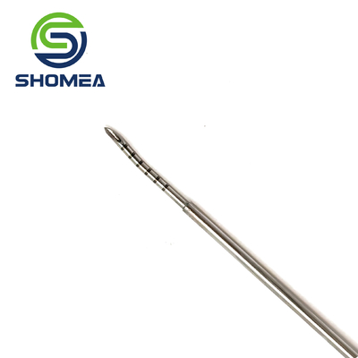SHOMEA Custom 18G Stainless Steel back cut tip Meniscus sucture  needle with laser marking