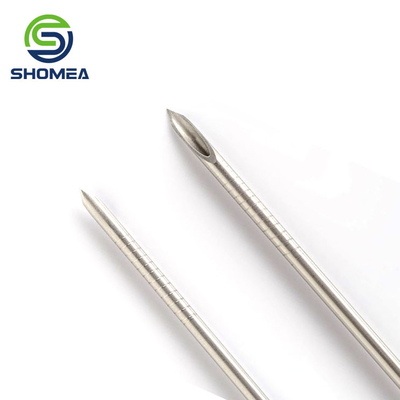 SHOMEA Custom 17G*35cm  Single Lumen Oocyte Aspiration Needle with Dimple development